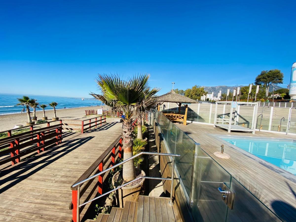 Studio-Near The Beach, Bbq And Seawater Pool Марбелья Экстерьер фото